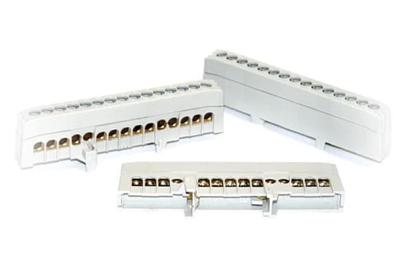 TRYTYT Isolerad grenkopplingsplint 63A 15x1-16mm Grå
