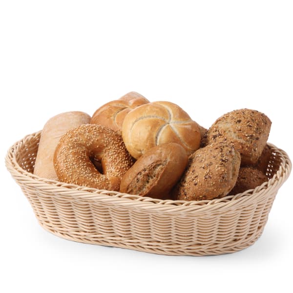 Oval polyrattan brødkurv - Hendi 561003