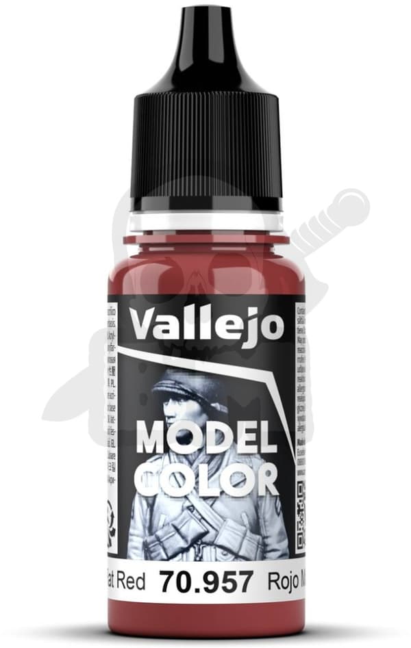 VALL-70957 Modellfärg 17ml Matt Röd