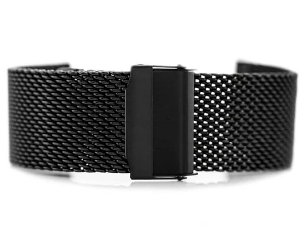 Armbånd Pacific M8 - mesh HQ - sort 24mm