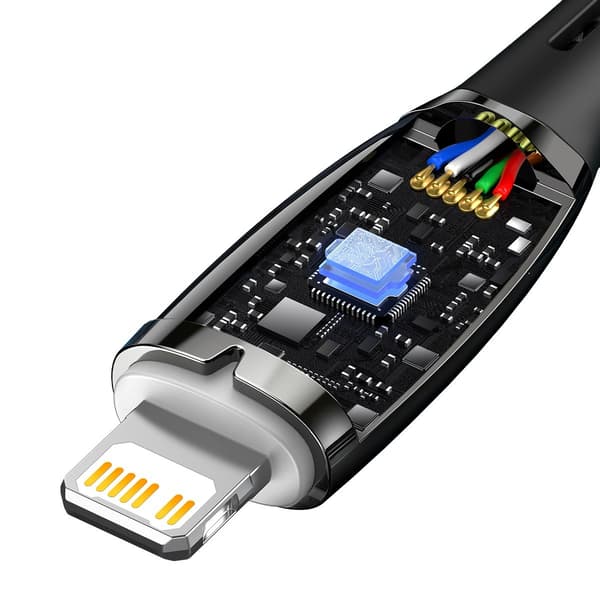 iPhone USB-C - Lightning 480Mb/s PD 20W hurtigopladerkabel 2m sort