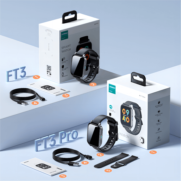 Fit-Life JR-FT3 PRO Älykello Tummanharmaa