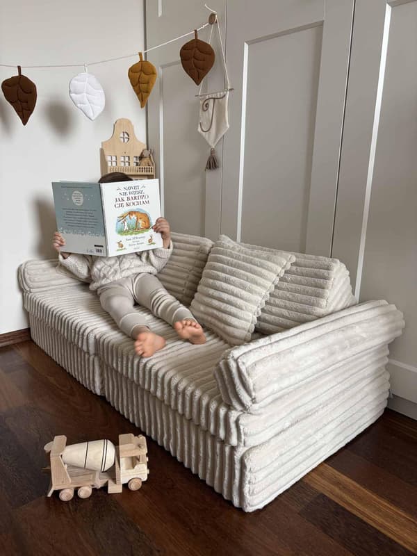 Lille hjul til Waffle Sofa, Beige