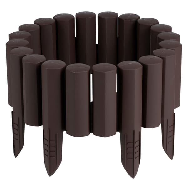 Garden Frame havepalisade 2,2 m brun sæt med 8