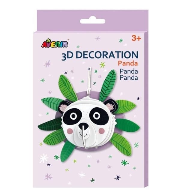 3D-koristeet - panda