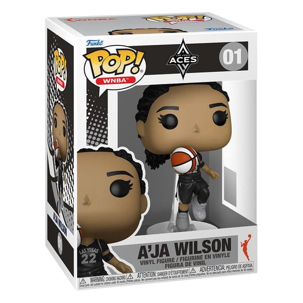 Funko POP Las Vegas Aces A'ja Wilson samlarfigur