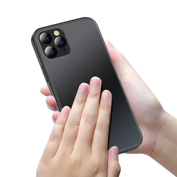 Mat cover til iPhone 11 Pro Max, sort