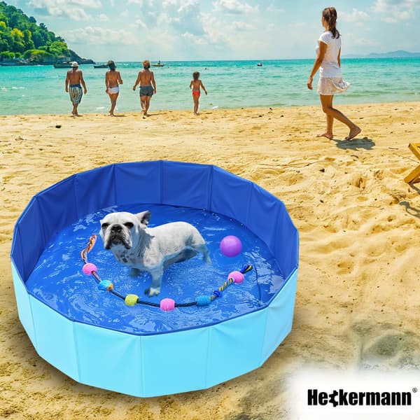 Sammenklappelig havepool til dyr Heckermann 160x30cm