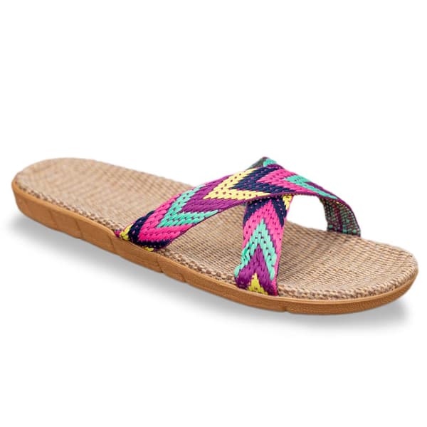 Lätta stråflip-flops lila 40/41