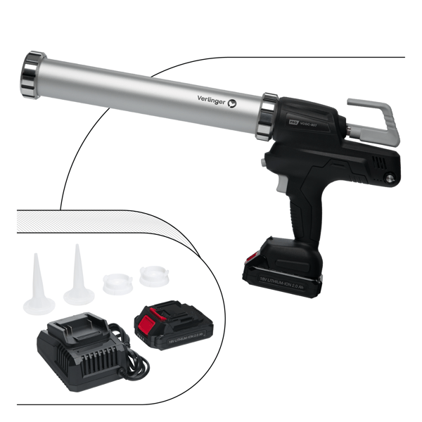 BATTERI SILIKONE EXTRACTOR Elektrisk akryllimekstruder