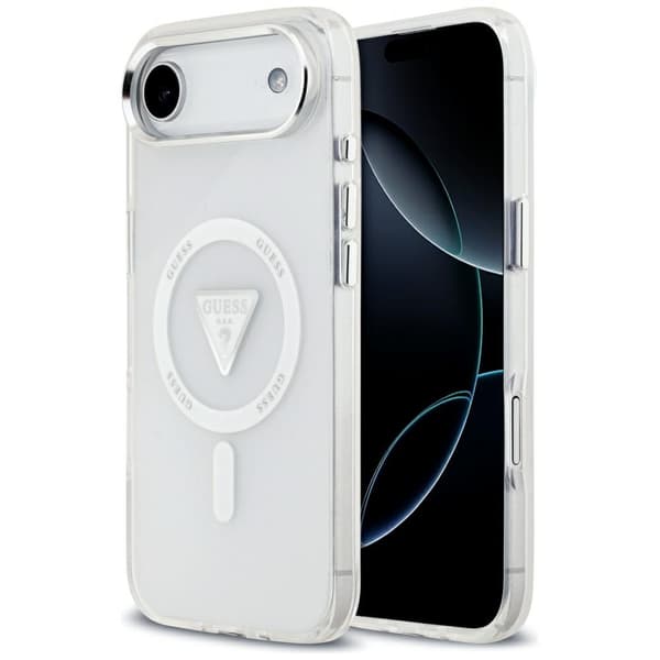 Guess IML Gradient Triangle Logo MagSafe -kotelo iPhonelle, Air Clear