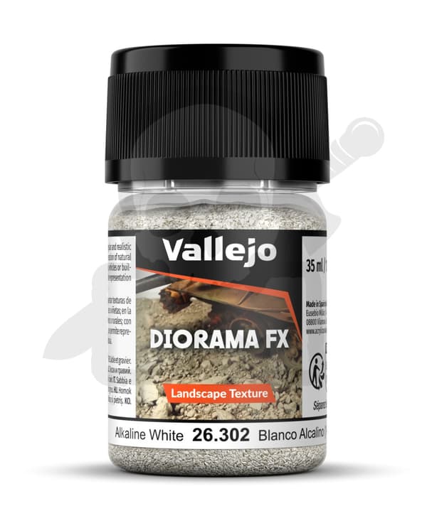 VALL-26302 Diorama FX Lanserad text. Alkalisk vit 1