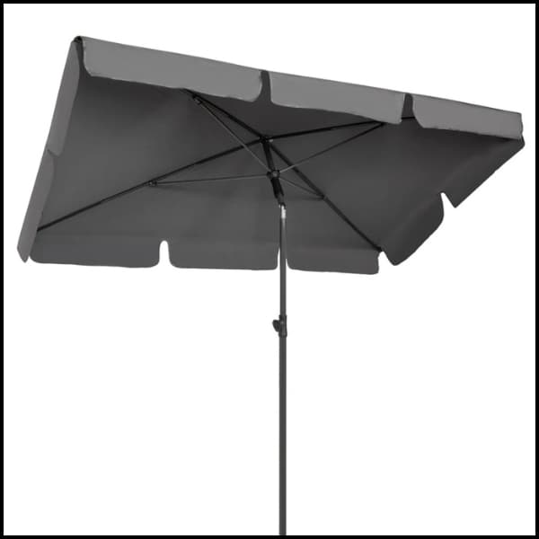 GRAFIT BALKONPARASOL 200X130CM REKTANGULÆR ARMOR HAVETERRASSE