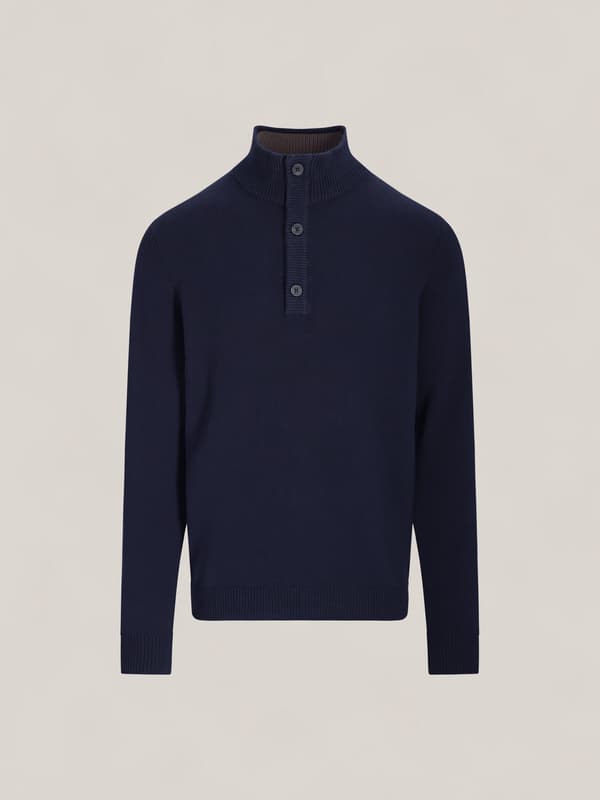 MARINEBLÅ ALTON SWEATER L