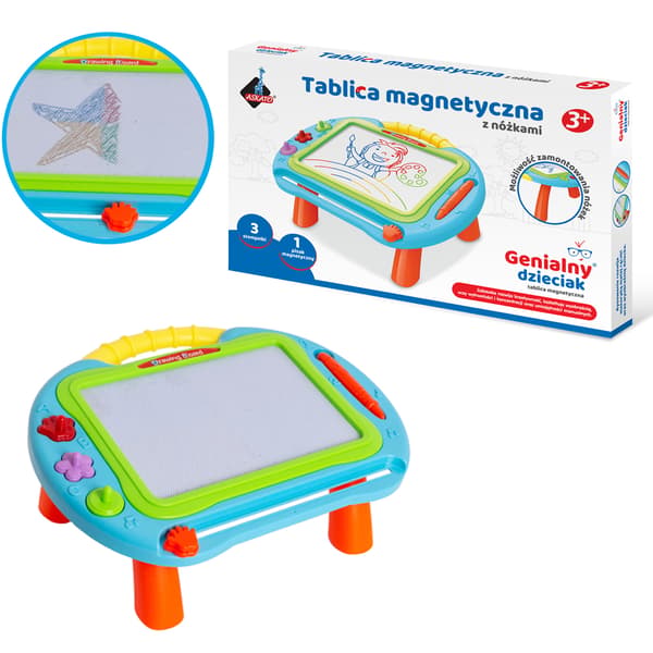Magnetisk tavle på ben