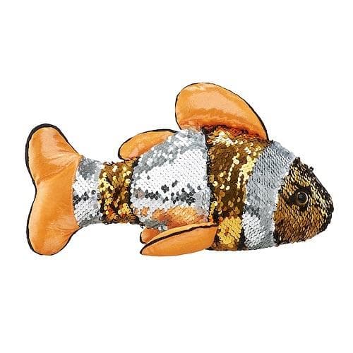 Plyschfisk med paljetter