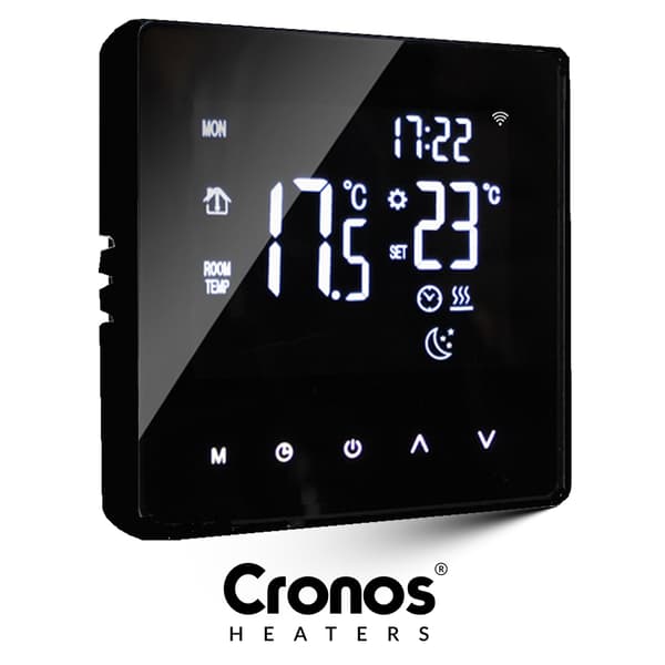 Cronos DY107 Termostat Svart