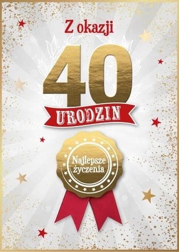 Fødselsdagskort 40
