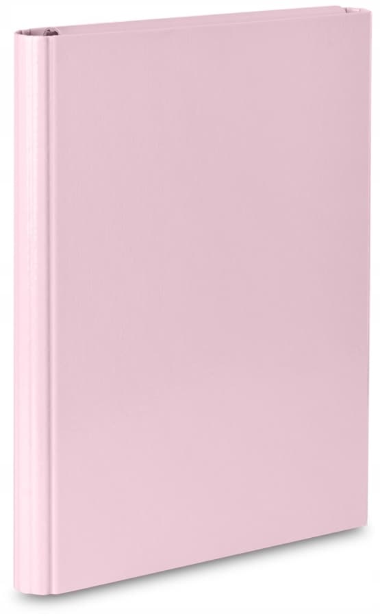 FOLDEORD MED VELCRO A4 4CM PASTELROSA 1109