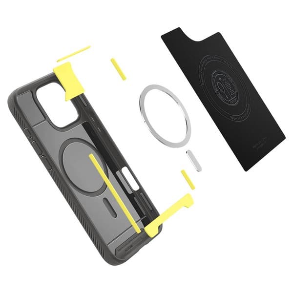 Spigen Rugged Armor-skal till iPhone 16 Pro Max Grå/Grå