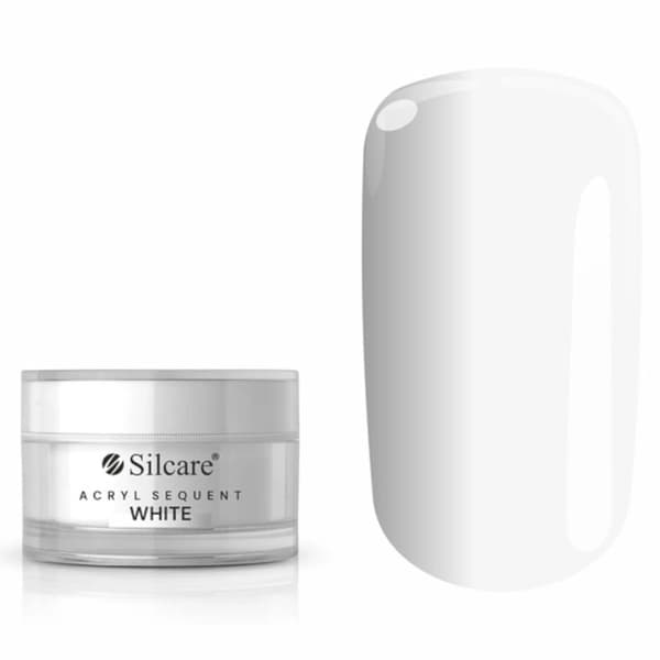 Silcare Sequent Vitt Akryl Nagellack 10g