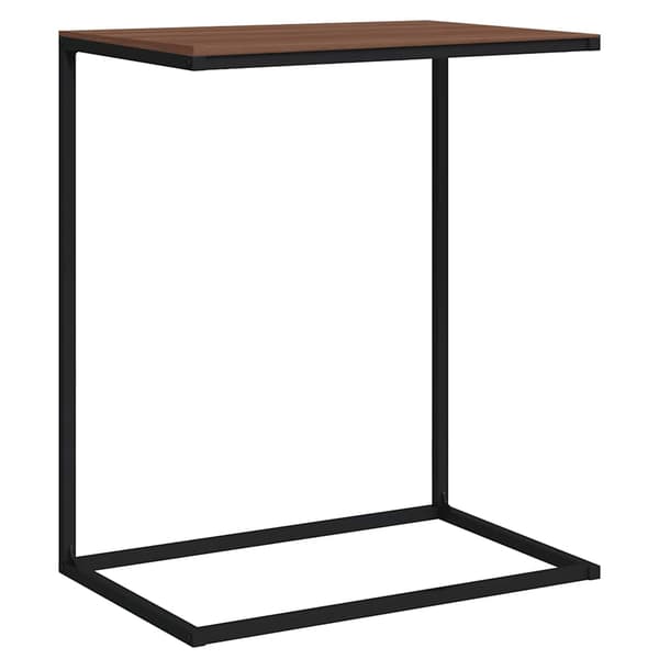 vidaXL sidebord sort 55x35x66 cm træbaseret materiale