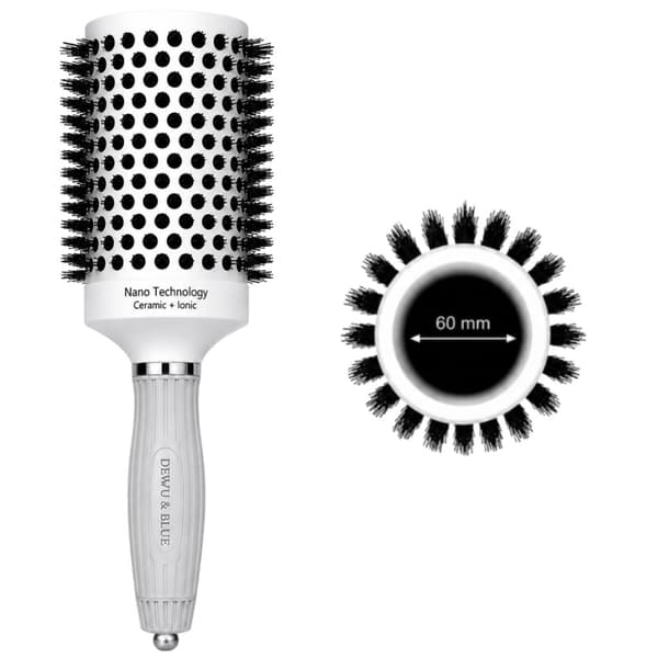 Keramisk termisk borste för styling med jonisering 60 mm NANO techno