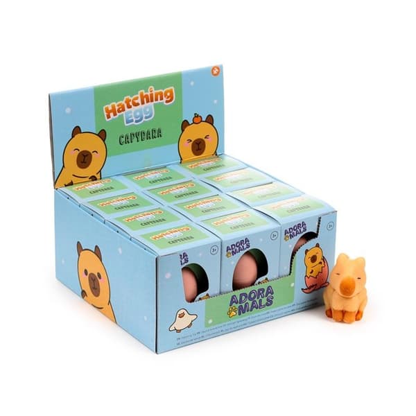 Udklækning af Capybara-æg