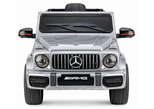 Mercedes AMG G 63 Silverlackerad Batteridriven Bil