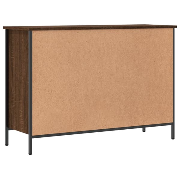 vidaXL skoskab brunt egetræ 100x35x70 cm