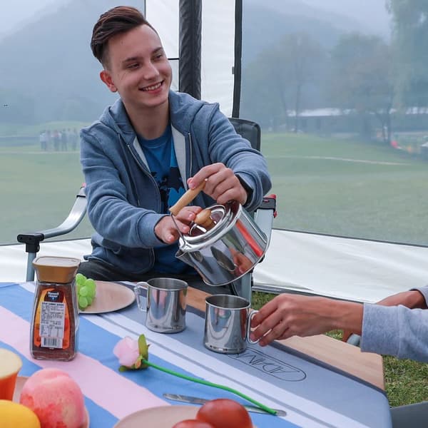 KING CAMP Skywalker campingkedel i rustfrit stål