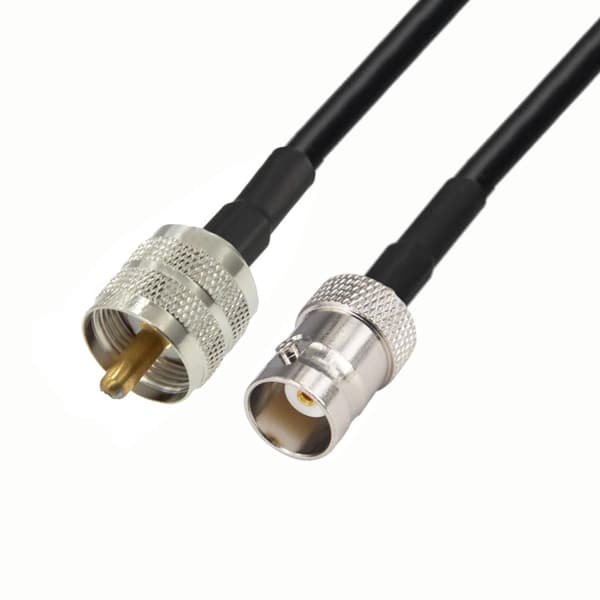 Antennekabel BNC-stik / UHF-stik RF5 3m
