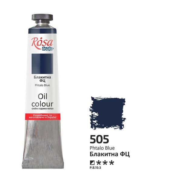 Phthaloblå 505 oliemaling 45ml