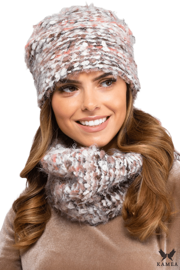 CARINI-SET (HAT + TØRklæde) beige