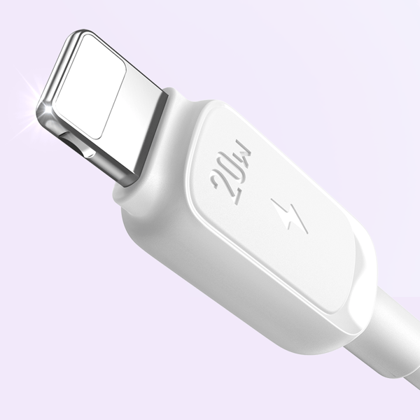 iPhone USB-C - Lightning-kaapeli 20W 1.2m valkoinen