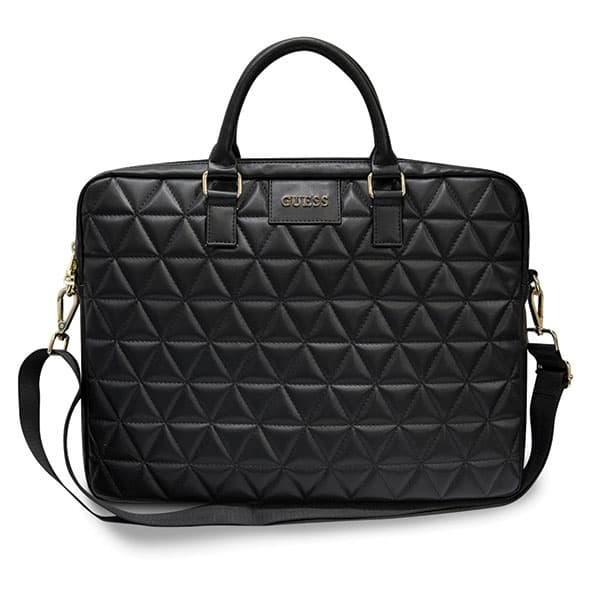 Guess taske GUCB15QLBK 16" sort/sortQuiltet