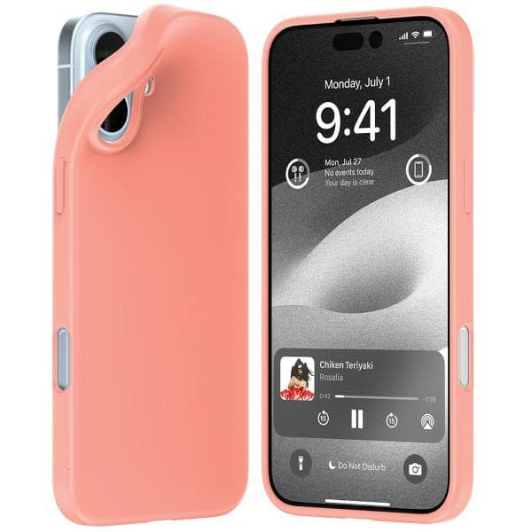 Mercury Soft Cover til iPhone 16 Plus, Pink