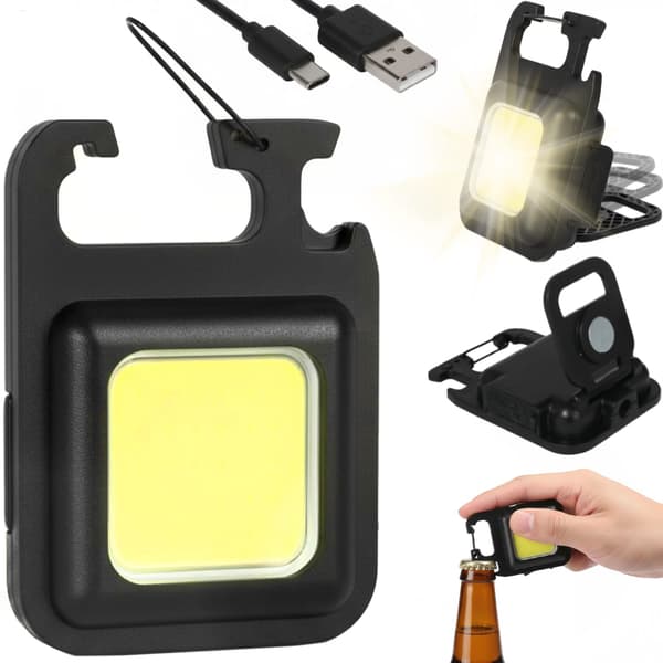 MINI TASKULAMPPU LED-AVAINNIPÄ USB-MAGNEETTIAVAIMEN PIDIKE