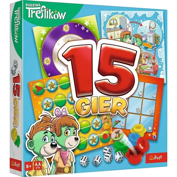 15 Treflikin perhepeliä