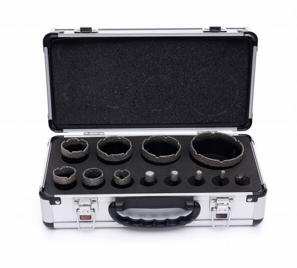 Timanttiporat kotelossa 12 kpl KD11227