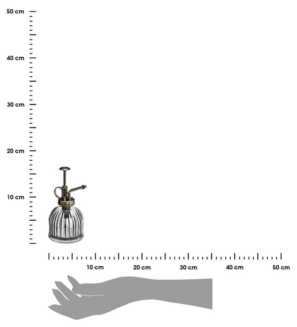 Transparent vand- og parfumesprayer