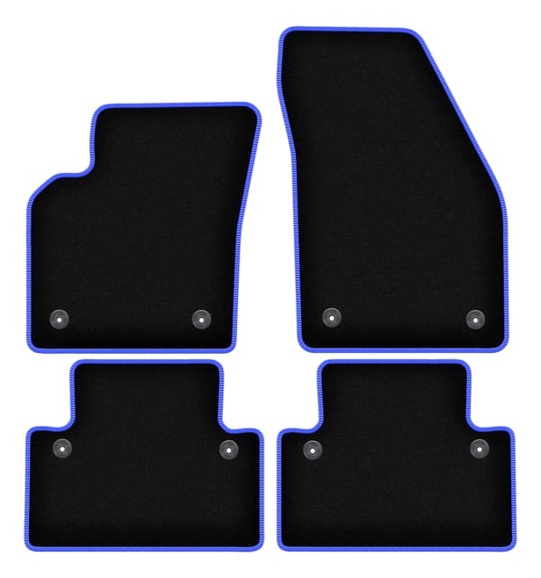 CARLUX-BLÅ bilmåtter til: Volvo C30 hatchback (2006-2012)