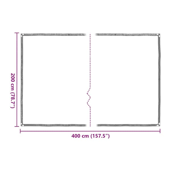 vidaXL Kasvisuoja verkolla 2x4 m polyeteeni