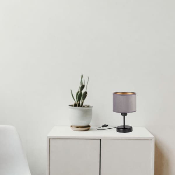 Tornado AMRUB-lampa, gråguld sammet