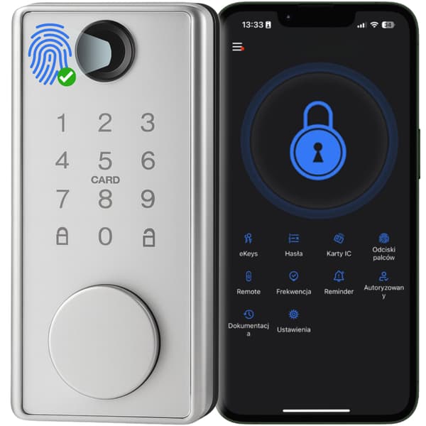 Elektroninen lukko DS01 TTLock-pesällä