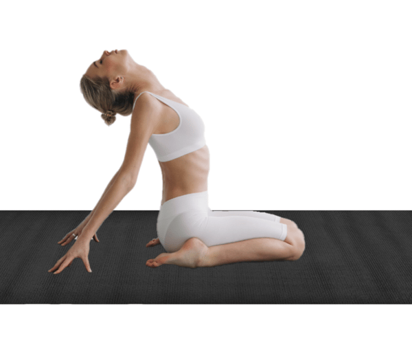 Aqua-Sport Powerstretch Pro yogamåtte, sort PVC