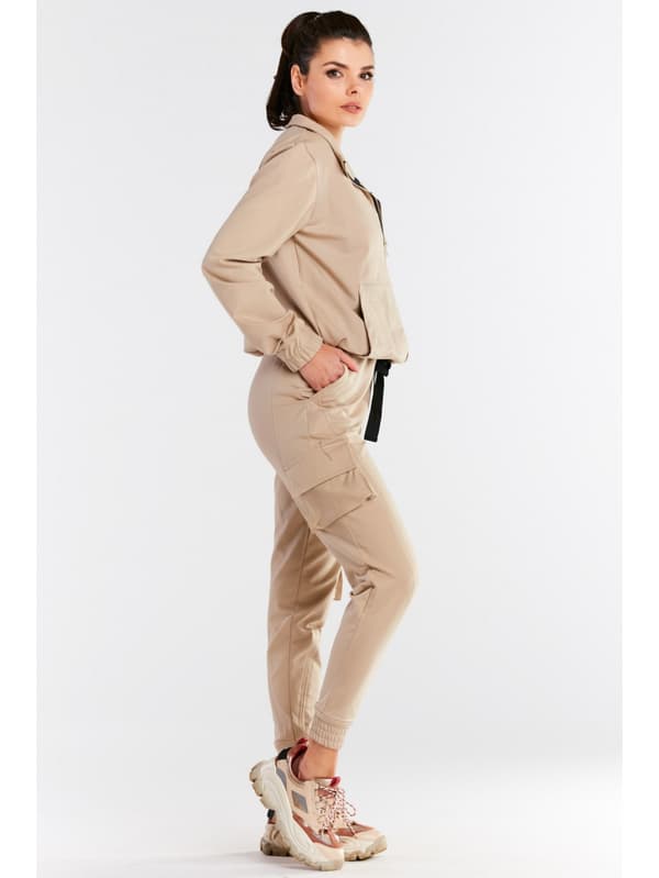 Kamp-joggingbukser, beige L/XL