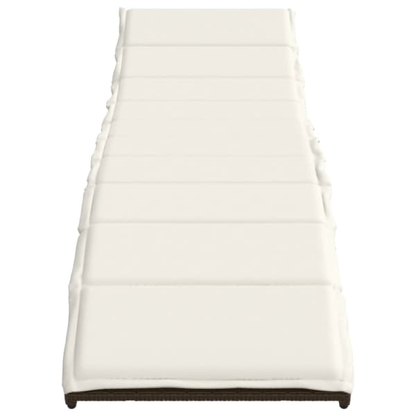 vidaXL Solstolar med bord, set om 2, brun, polyrotting