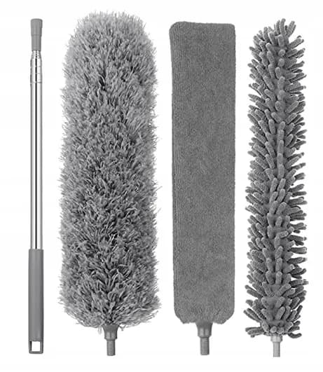 Teleskooppinen hämähäkinseittiharja, pitkä 280 cm