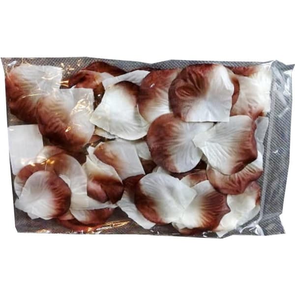 Tygrosblad förpackade i vit och brun påse